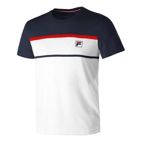 FILA  T-Shirt Steve weiss / dunkelblau 