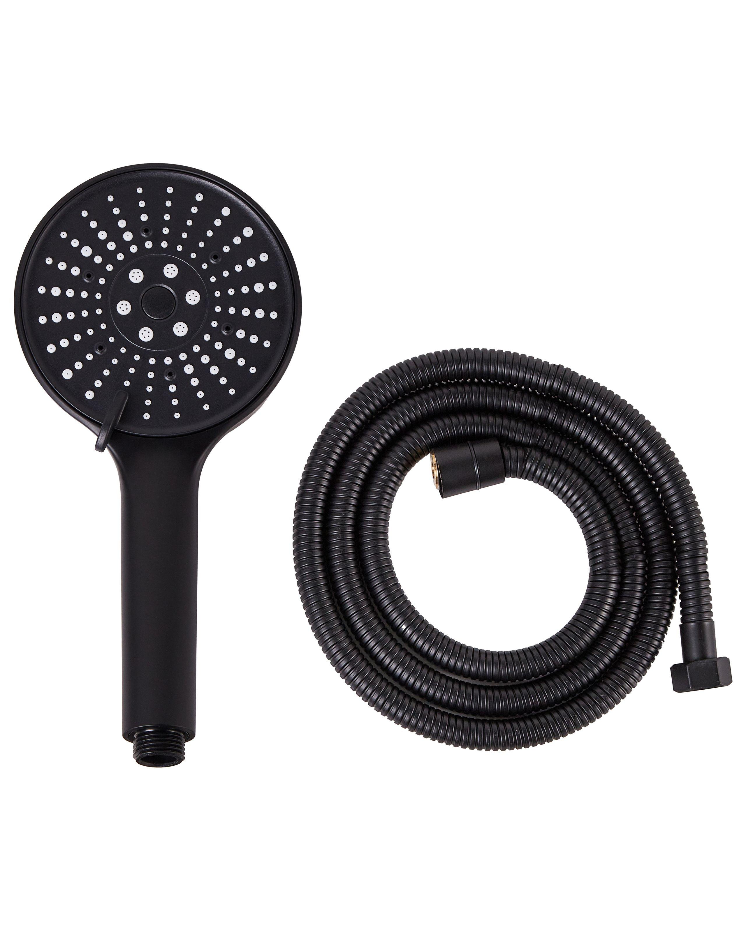 Beliani Kit de pommeau de douche avec tuyau flexible en ABS (matière synthétique durable) Traditionnel MAPIRI  