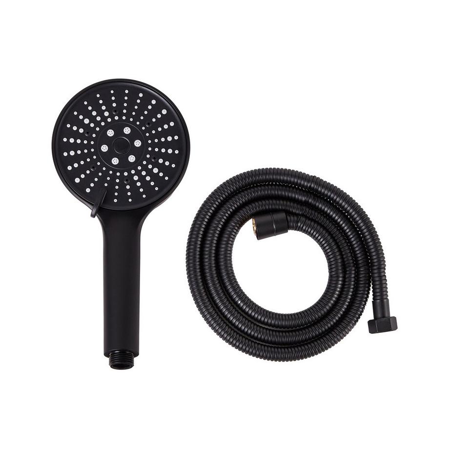 Beliani Kit de pommeau de douche avec tuyau flexible en ABS (matière synthétique durable) Traditionnel MAPIRI  