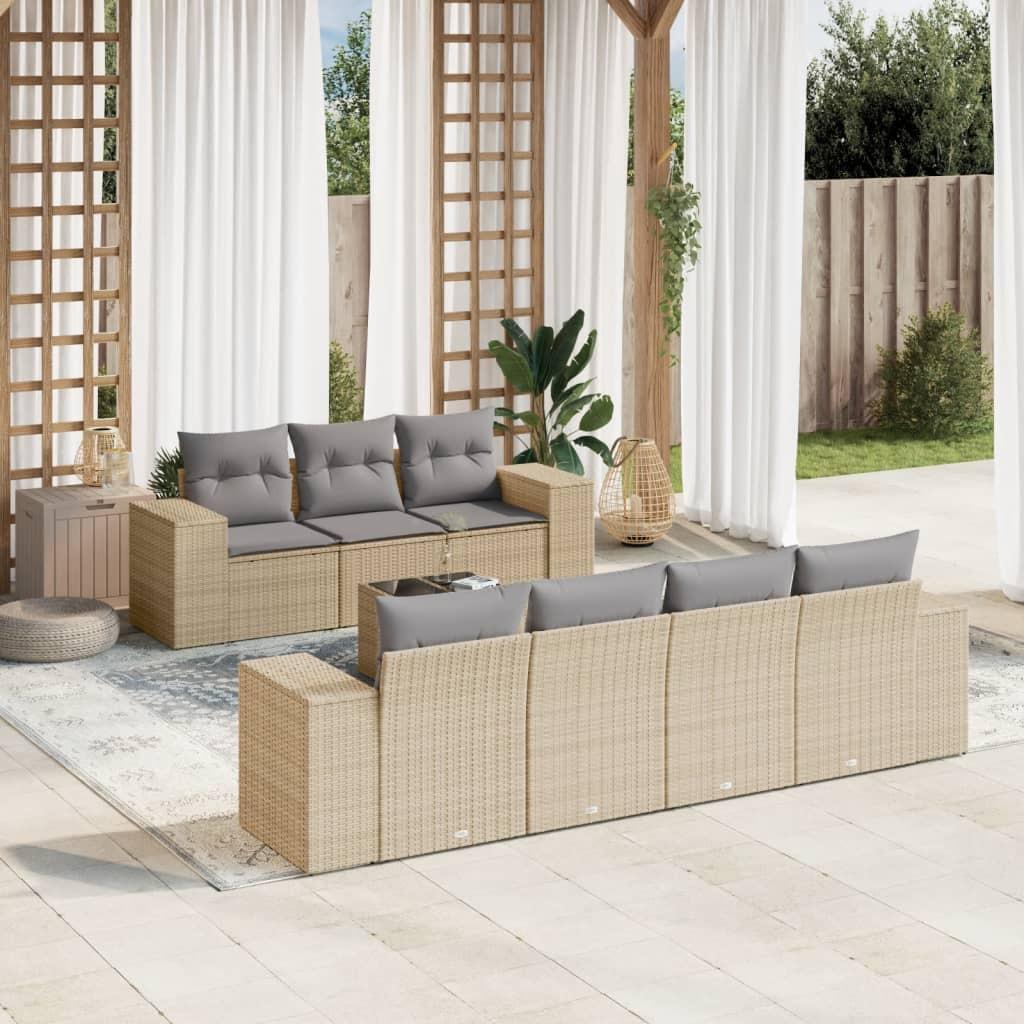 VidaXL Garten sofagarnitur poly-rattan  