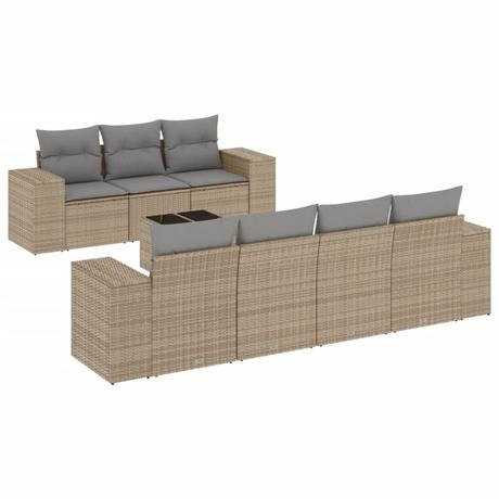 VidaXL Garten sofagarnitur poly-rattan  