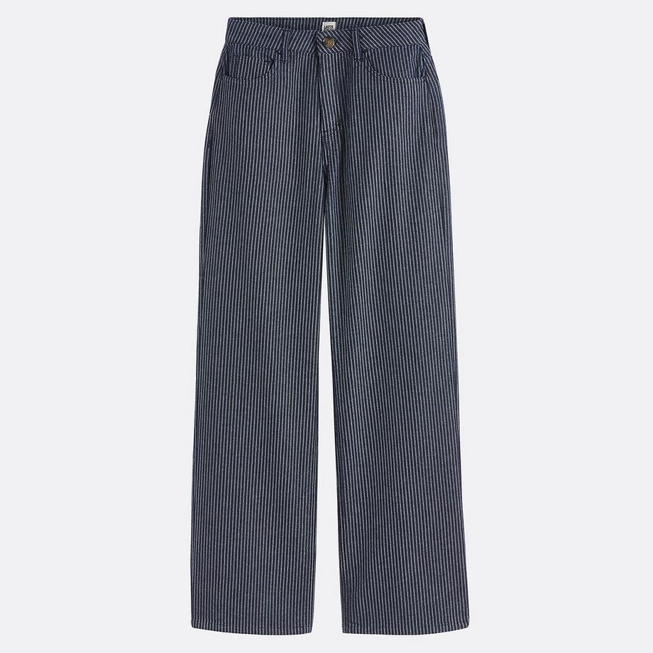 La Redoute Collections Jean large rayé Loose Fit  