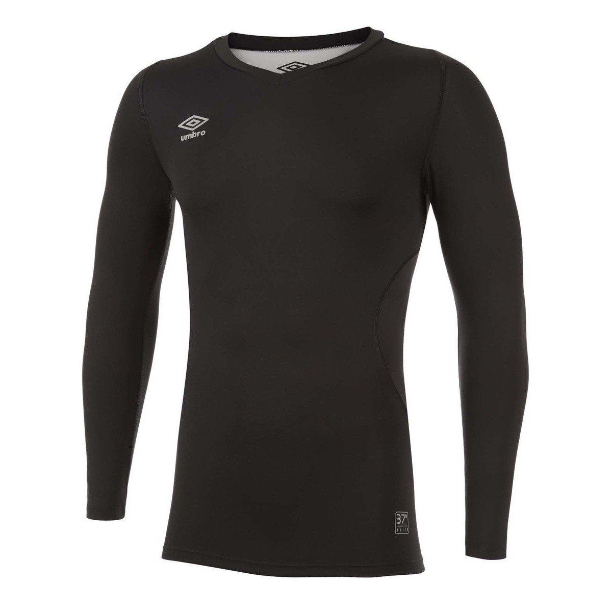 Image of Elite Base Layer Oberteil Vausschnitt Herren Schwarz 3XL