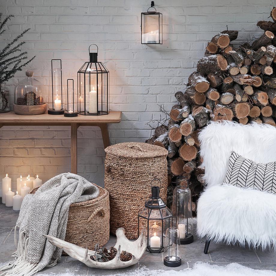 AM.PM Panier rond jacinthe d'eau H36  