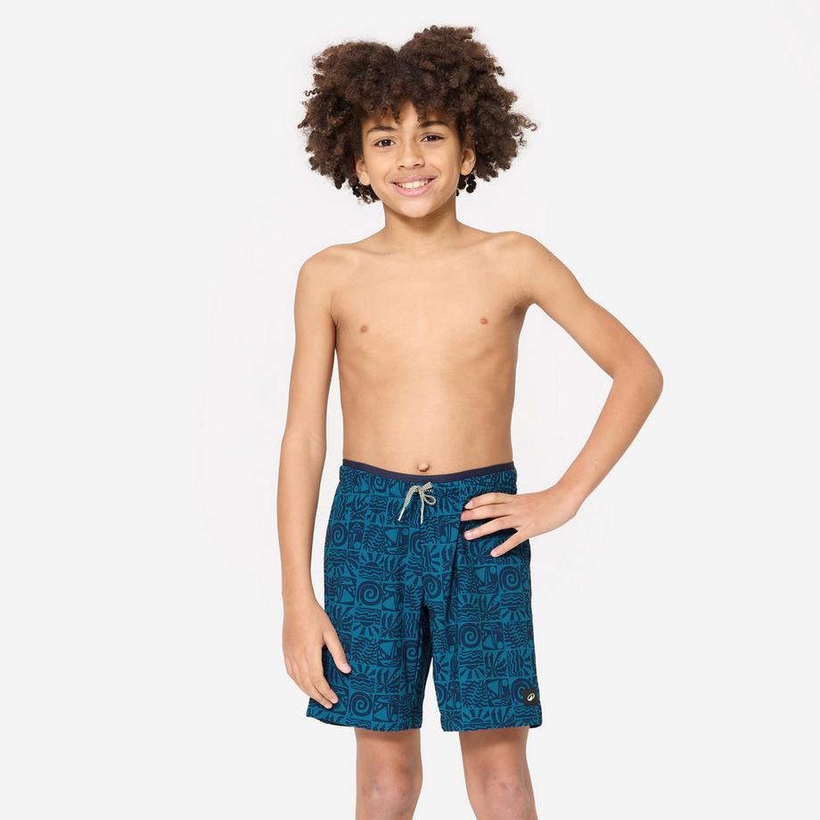 DECATHLON  Pantaloncini da bagno bambino taglio ampio sintetico 