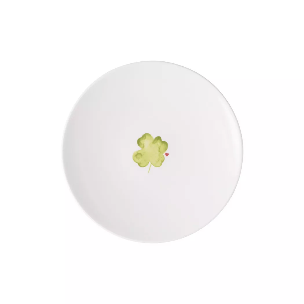 Villeroy & Boch - Frühstücksteller Good Luck With Love, One Size, Weiss