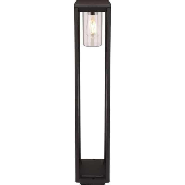 mutoni Lampada da esterno Candela in alluminio pressofuso nero opaco 1xE  