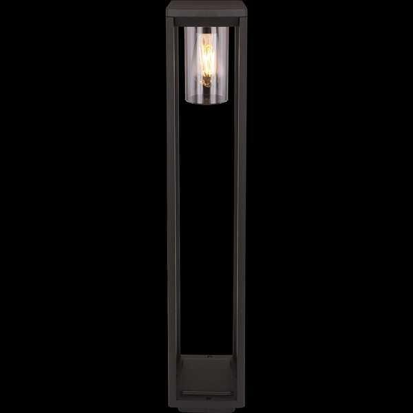 mutoni Lampada da esterno Candela in alluminio pressofuso nero opaco 1xE  