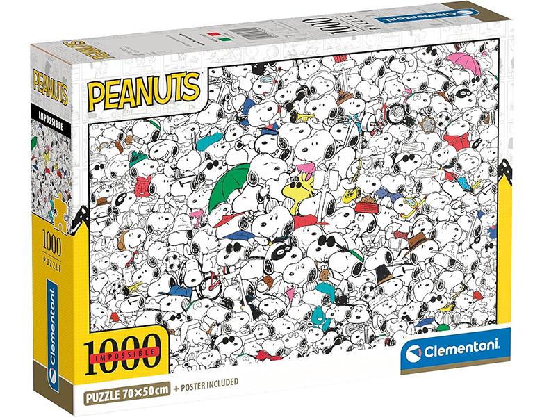 Clementoni  Puzzle Impossible Peanuts Snoopy (1000Teile) 