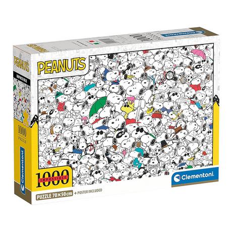 Clementoni  Puzzle Impossible Peanuts Snoopy (1000Teile) 