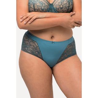 Ulla Popken  Culotte hipster, microfibre et dentelle bicolore 