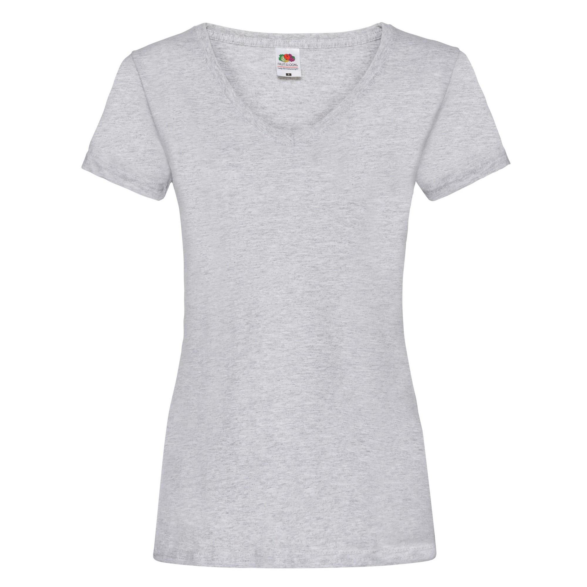 Fruit of the Loom  Valueweight TShirt Tiefer VAusschnitt 