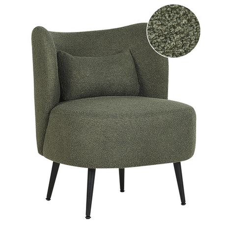 Beliani Fauteuil en Bouclé Rétro OTSBY  