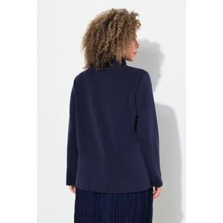 Ulla Popken Love Collo Alto Maniche Lunghe Felpa  