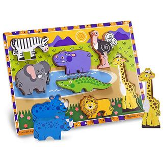 Melissa & Doug  Puzzle Safaripuzzle (8Teile) 