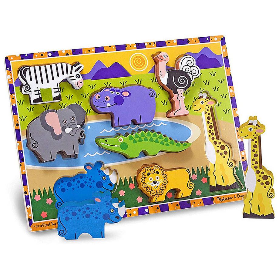 Melissa & Doug  Puzzle Safaripuzzle (8Teile) 