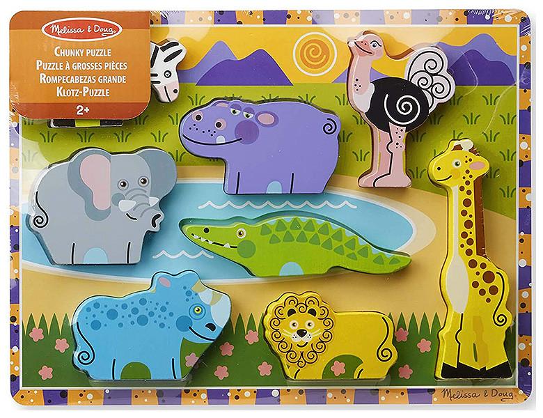 Melissa & Doug  Puzzle Safaripuzzle (8Teile) 