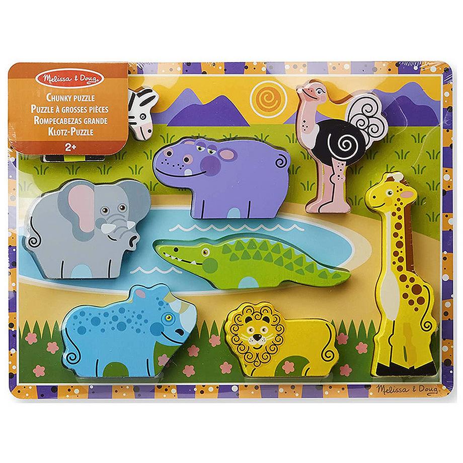 Melissa & Doug  Puzzle Safaripuzzle (8Teile) 