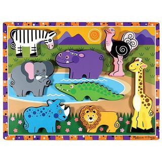 Melissa & Doug  Puzzle Safaripuzzle (8Teile) 