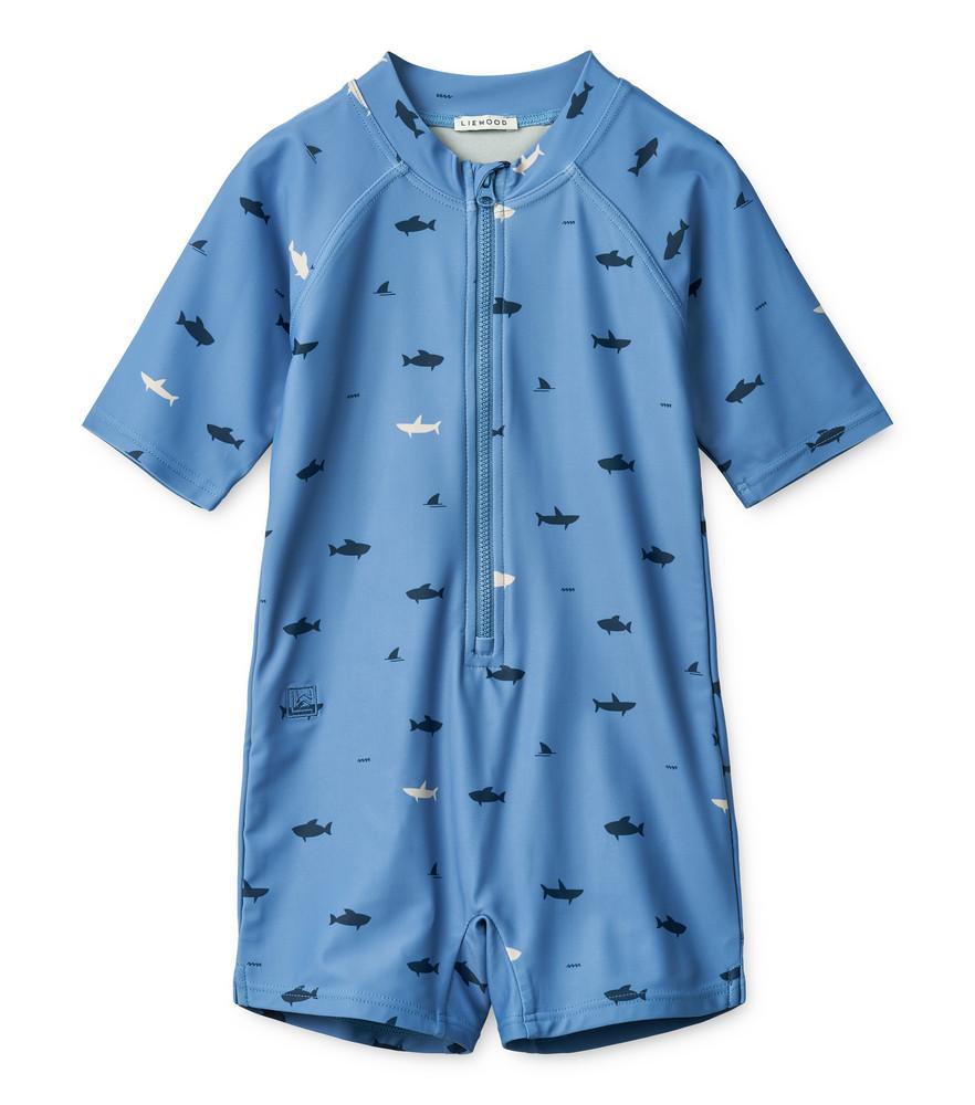 Image of Schwimmanzug Shark Riverside Unisex Blau 92