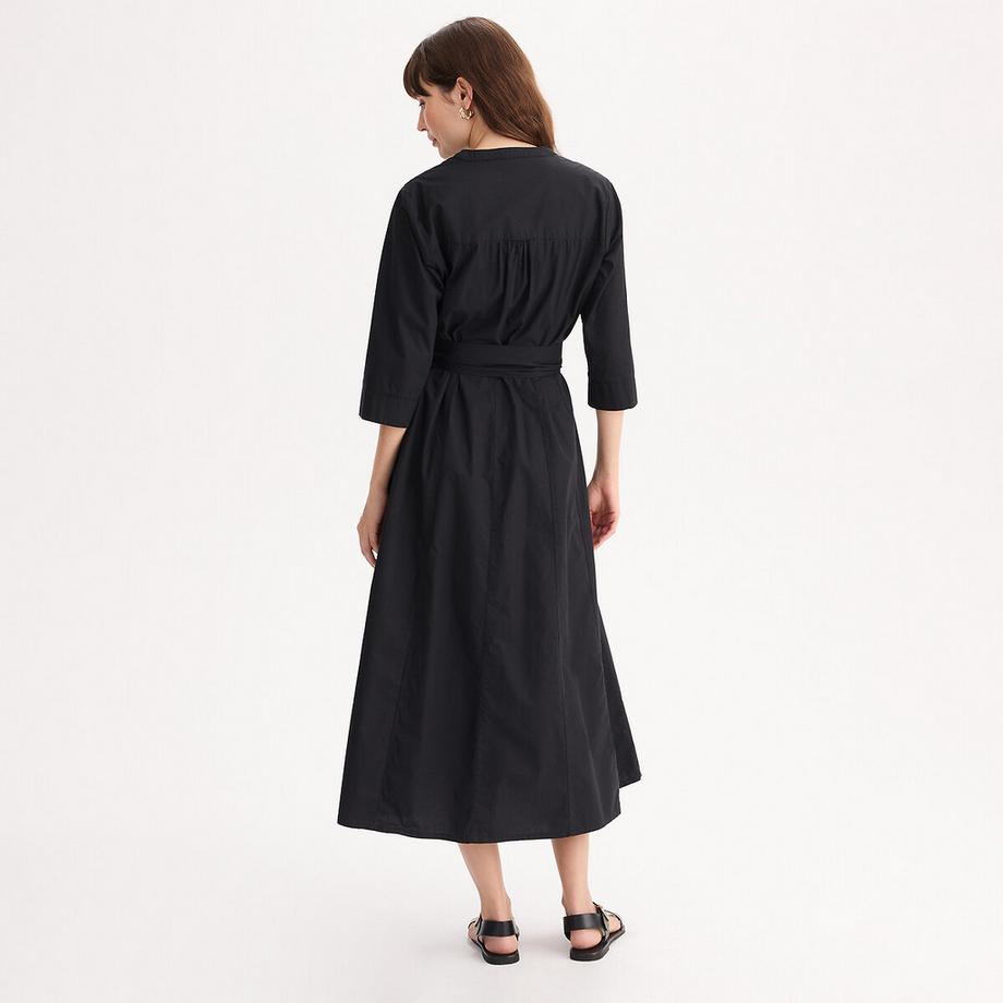 La Redoute Collections Reine Baumwolle Ausgestelltes Midikleid  