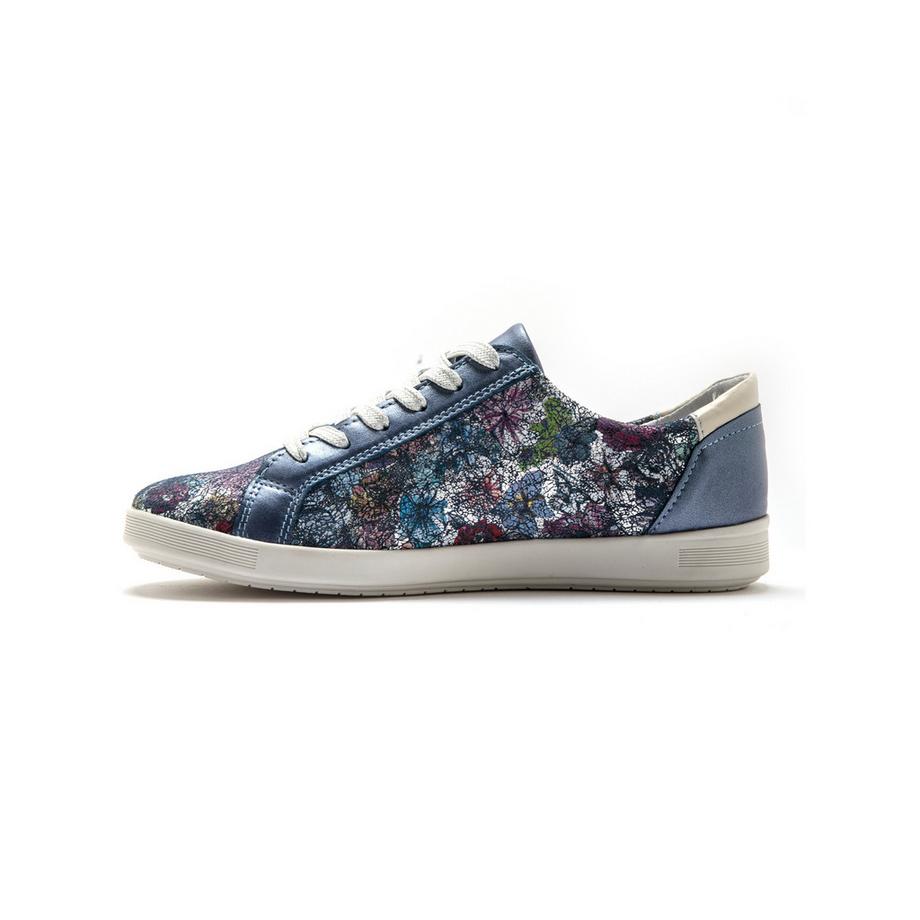 Pédiconfort Baskets à motif floral avec semelle en cuir  