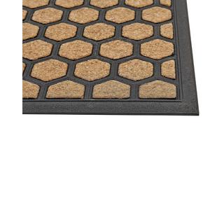 Beliani Fussmatte aus Polyester Klassisch TANDYKUL  