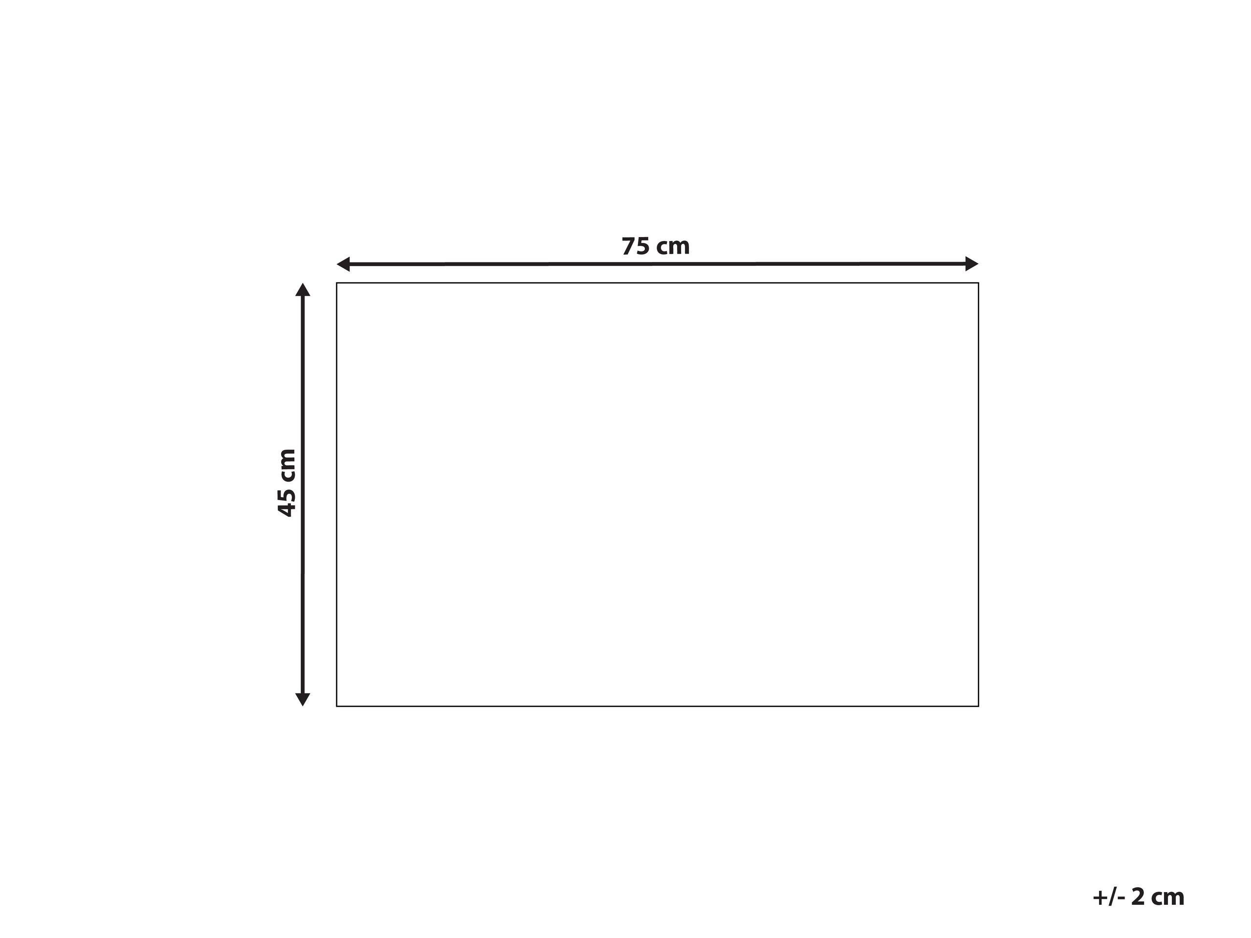 Beliani Fussmatte aus Polyester Klassisch TANDYKUL  