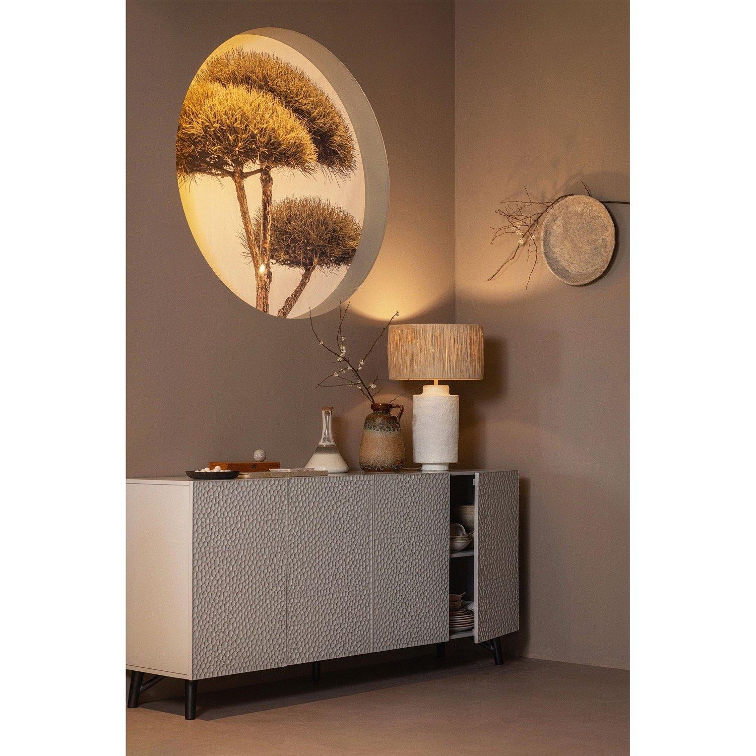 mutoni Buffet sculpté Mango brume 181x46  