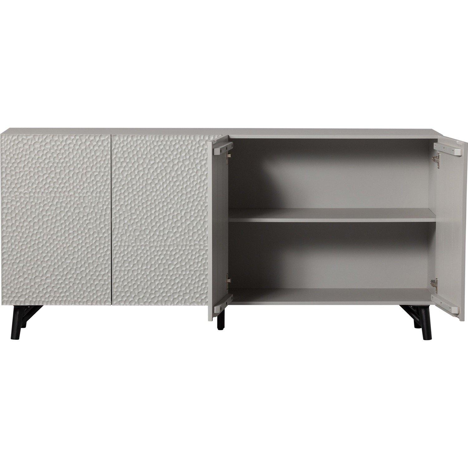 mutoni Buffet sculpté Mango brume 181x46  