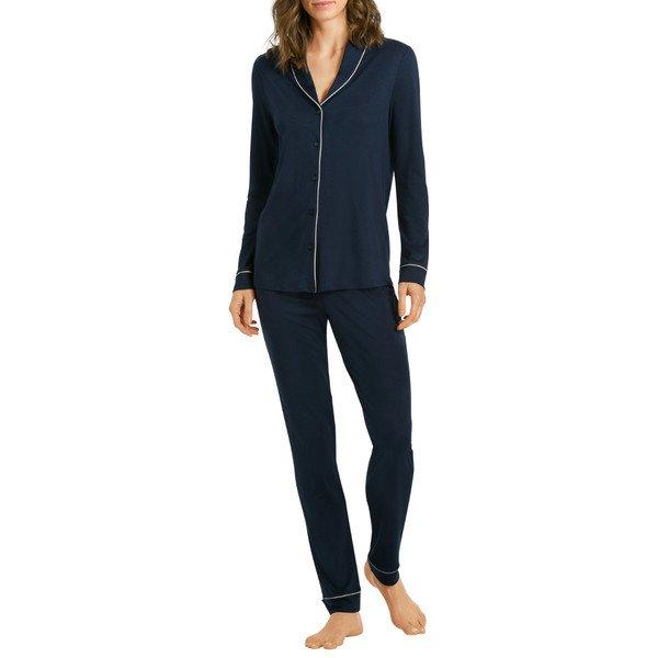 Image of Natural Comfort - Pyjama Unisex Dunkelblau XS