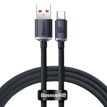 Cavo Baseus USB-A - USB-C, 100 W, 1,2 m - Nero