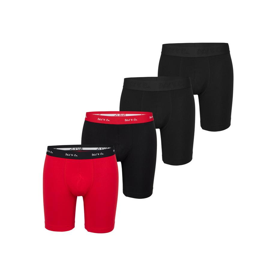 Phil & Co. Berlin Caleçon Long Boxer Rétro  