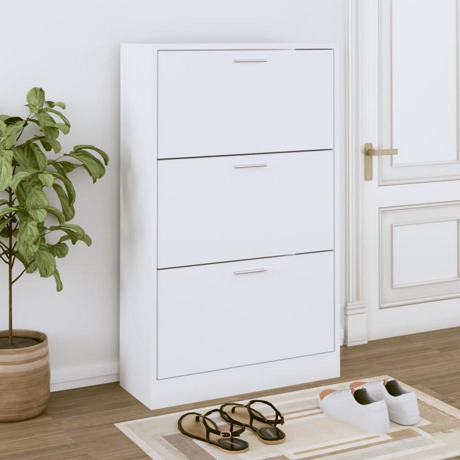 VidaXL Armoire à chaussures bois d'ingénierie  