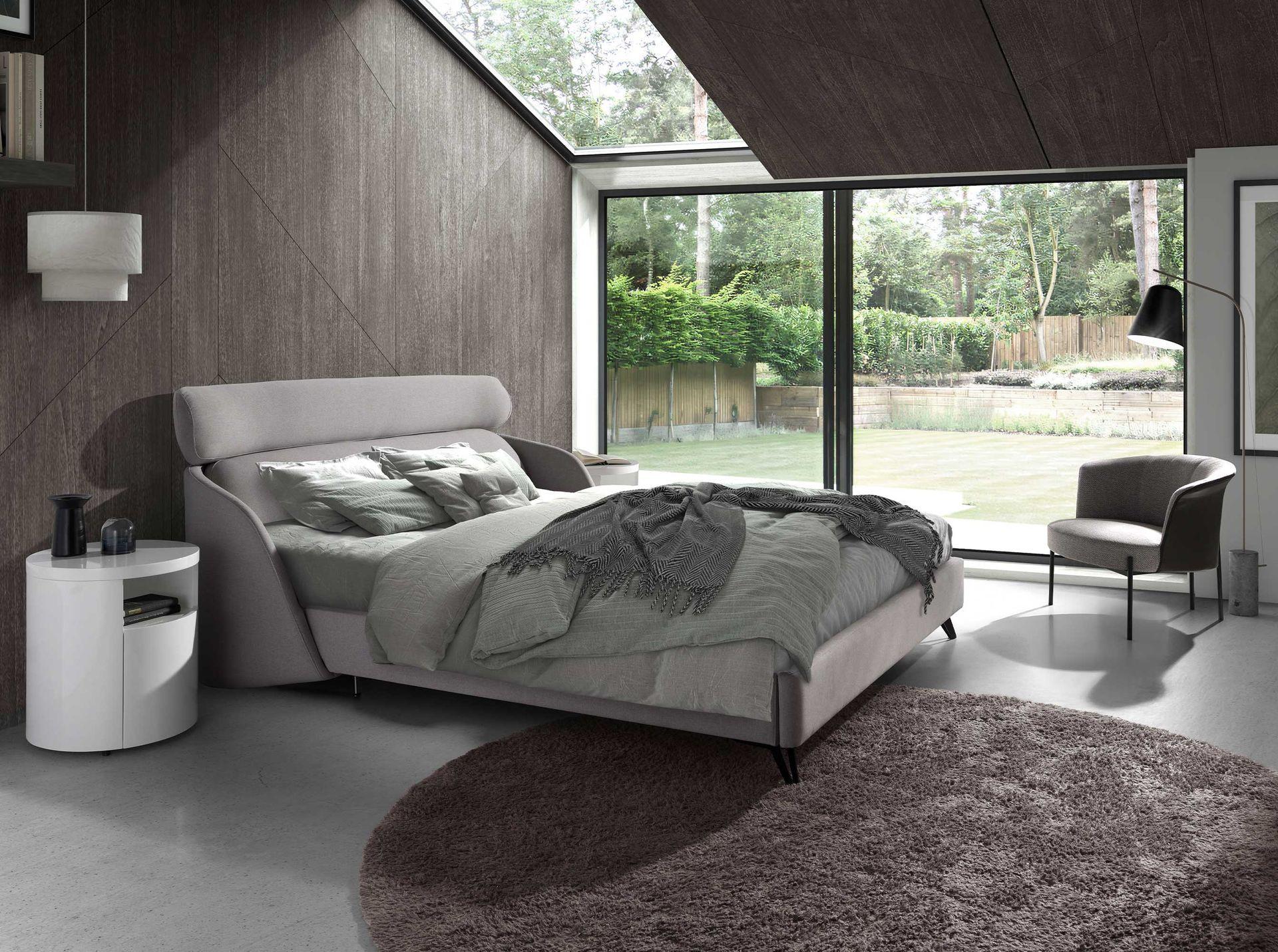 ANGEL CERDA Table de chevet bois blanc  