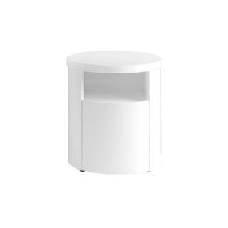 ANGEL CERDA Table de chevet bois blanc  
