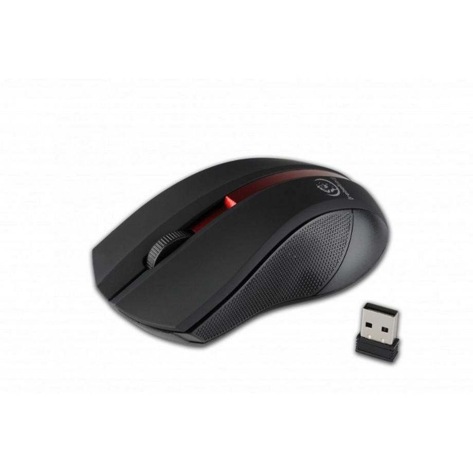Rebeltec Galaxy Kabellose Maus – Schwarz/Rot