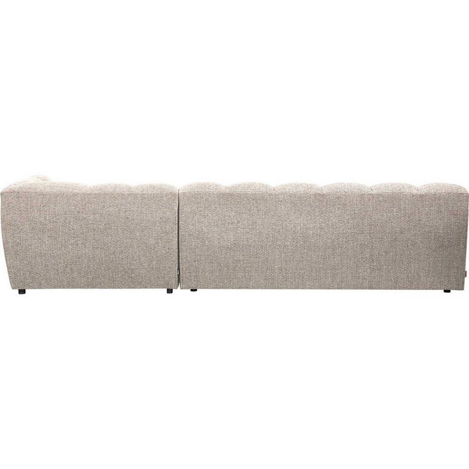 mutoni Ecksofa Allure rechts Webstoff grob natur meliert 324x165  