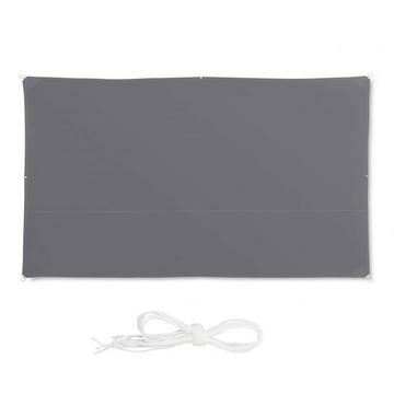 Voile d'ombrage rectangulaire gris