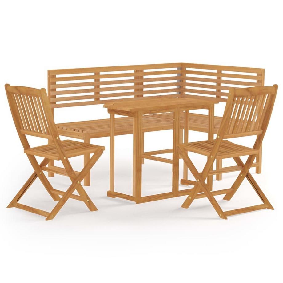 set da bistrot Legno di acacia