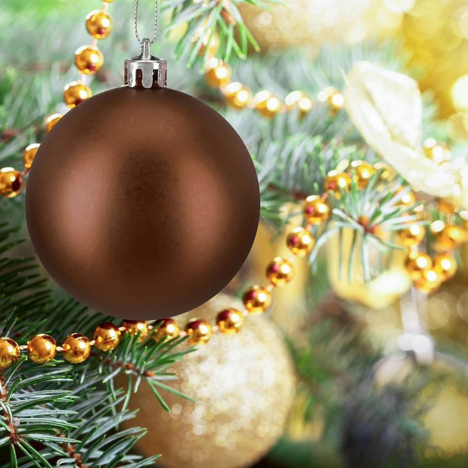 Northix Set di palline di Natale opache  