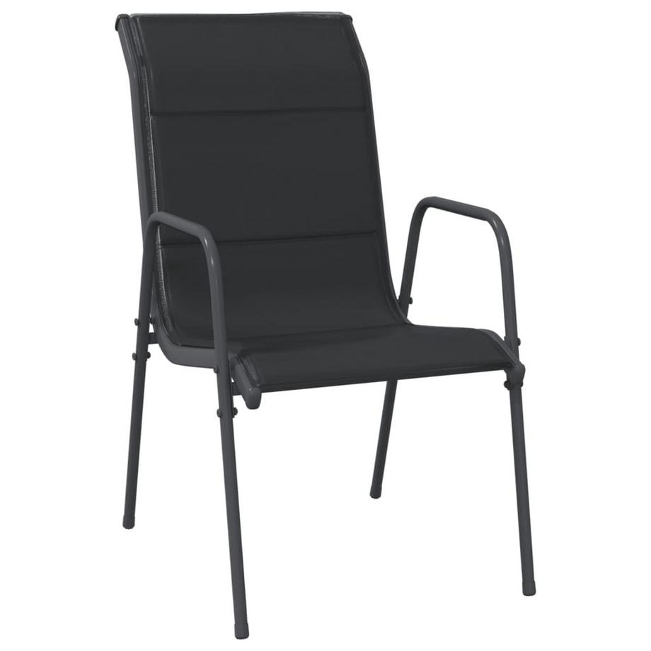 VidaXL set da pranzo da giardino Acciaio  