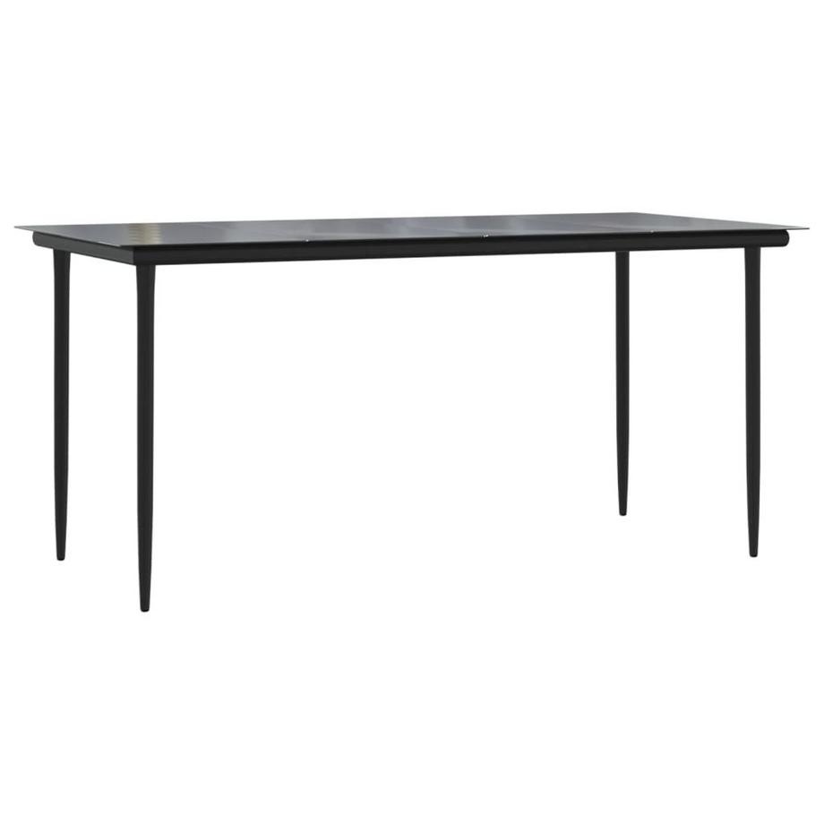 VidaXL set da pranzo da giardino Acciaio  