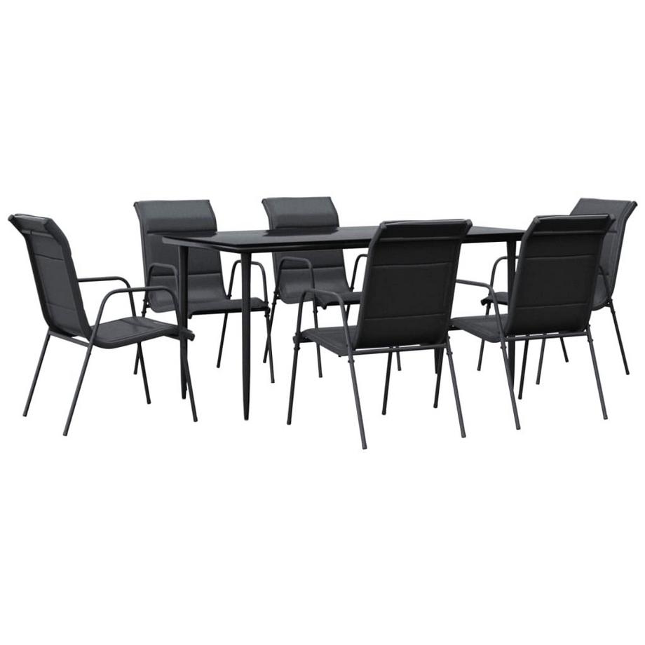 set da pranzo da giardino Acciaio