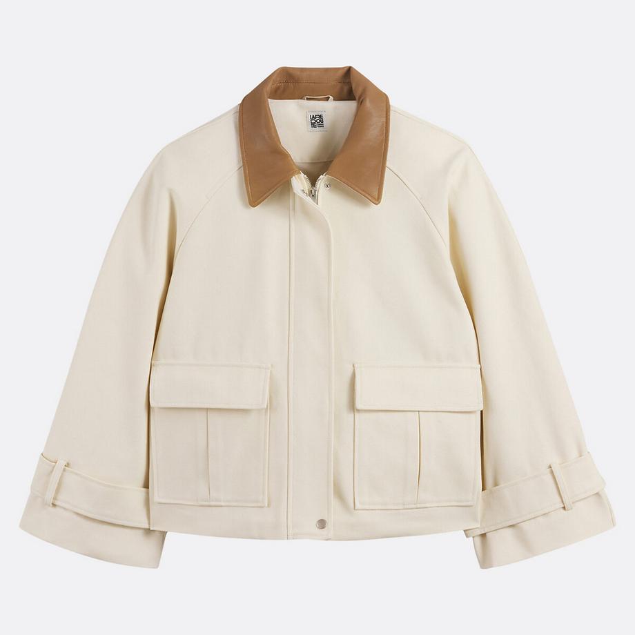 La Redoute Collections  Jacke mit kontrastierendem Kragen 