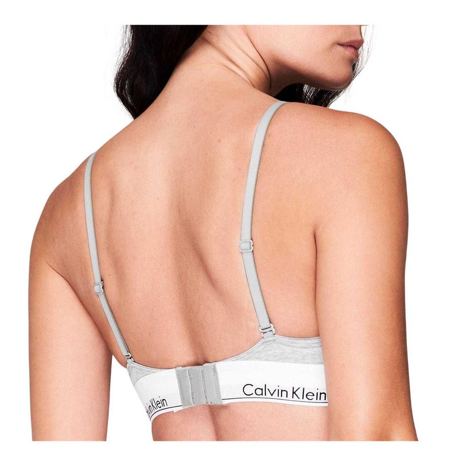 Calvin Klein Soutien-gorge triangle avec décolleté en V  