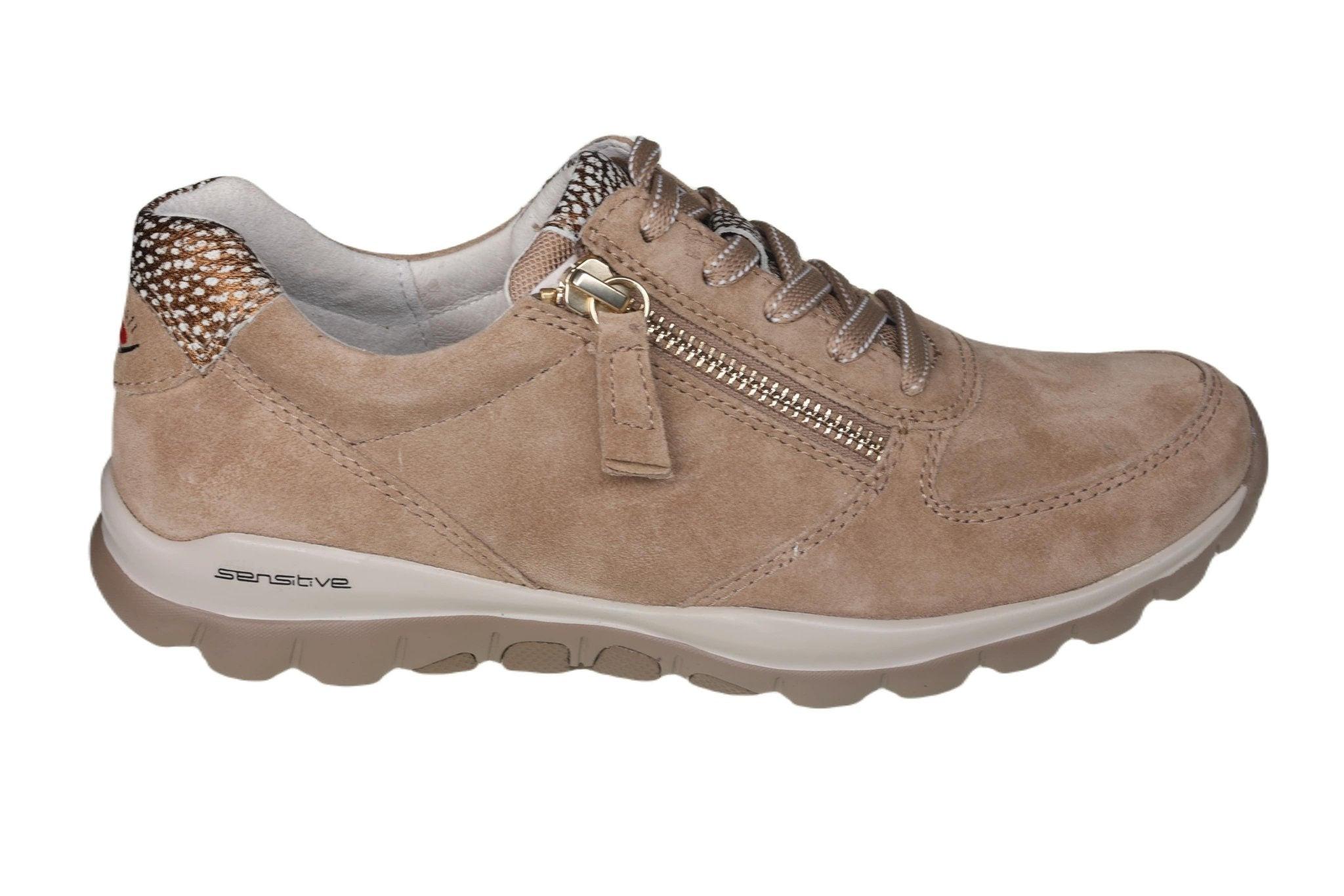 Image of Wildleder Wandersneaker Damen Beige 37.5