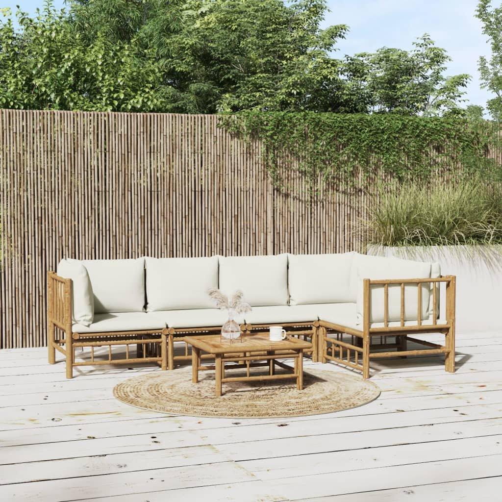 VidaXL Garten lounge set bambus  