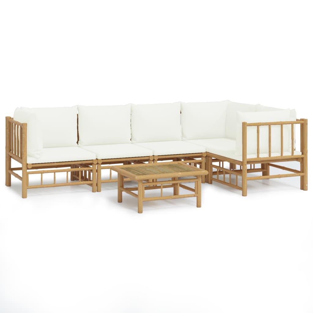 VidaXL Garten lounge set bambus  