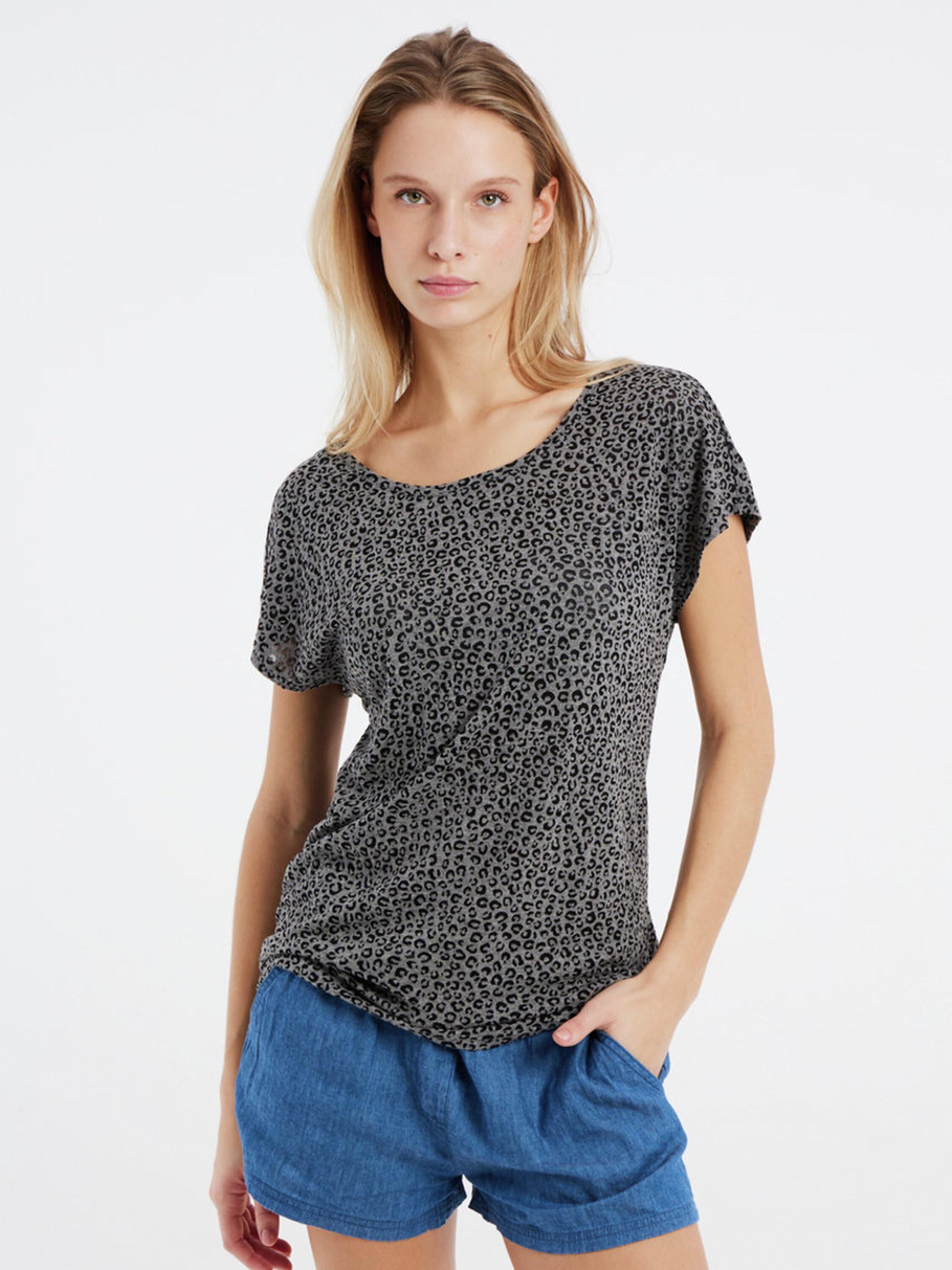 PROTEST Prtmegan T-shirt Imprimé Léopard  